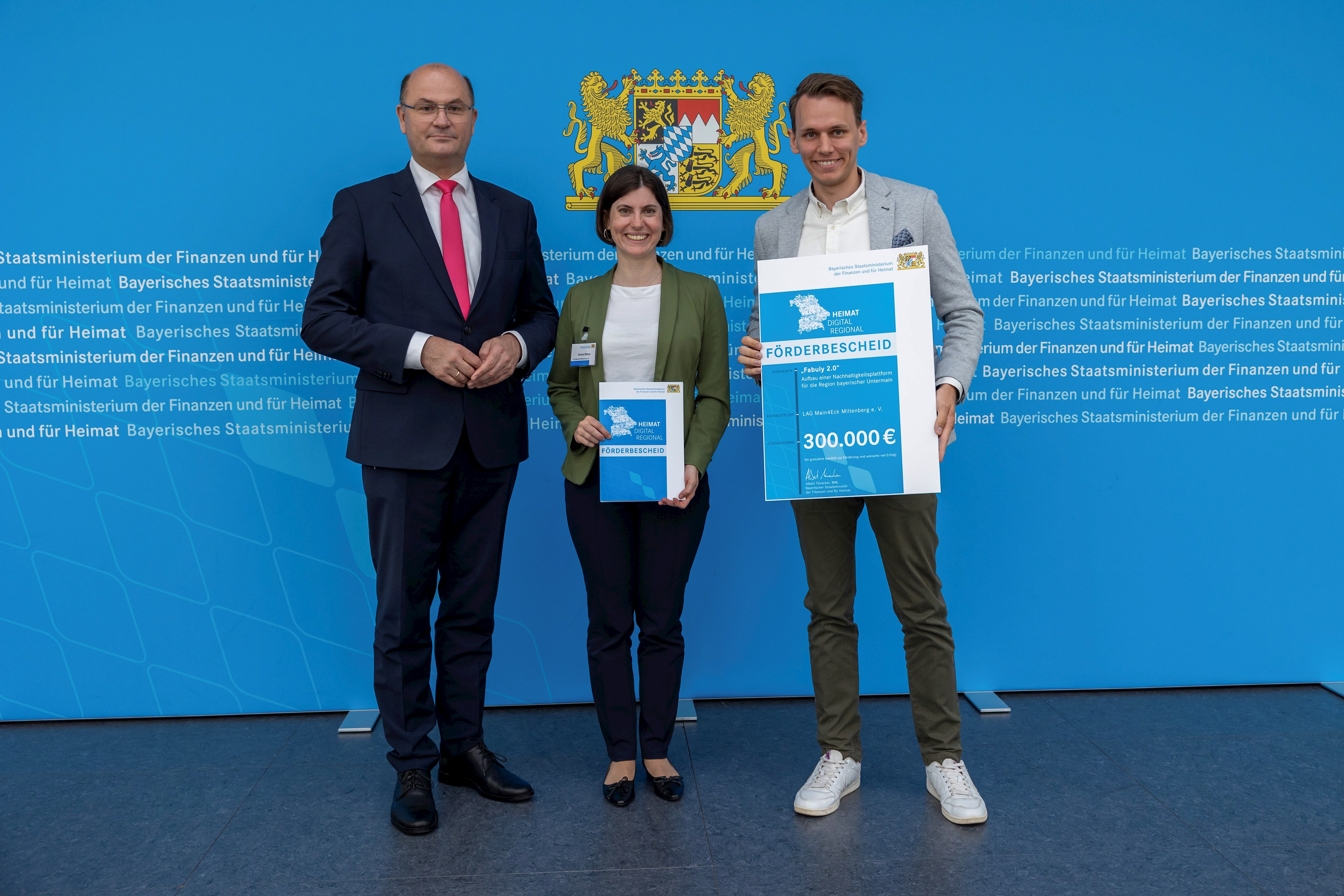 Übergabe Förderbescheid 2024